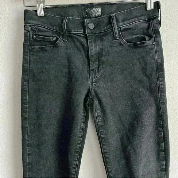 MOTHER Women’s The Looker Crop Devil in The Making Wash Jeans Size 26 - Picture 4 of 9